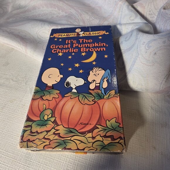 It's the Great Pumpkin, Charlie Brown VHS Hi Fi Paramount Pictures Vintage - Picture 7 of 7
